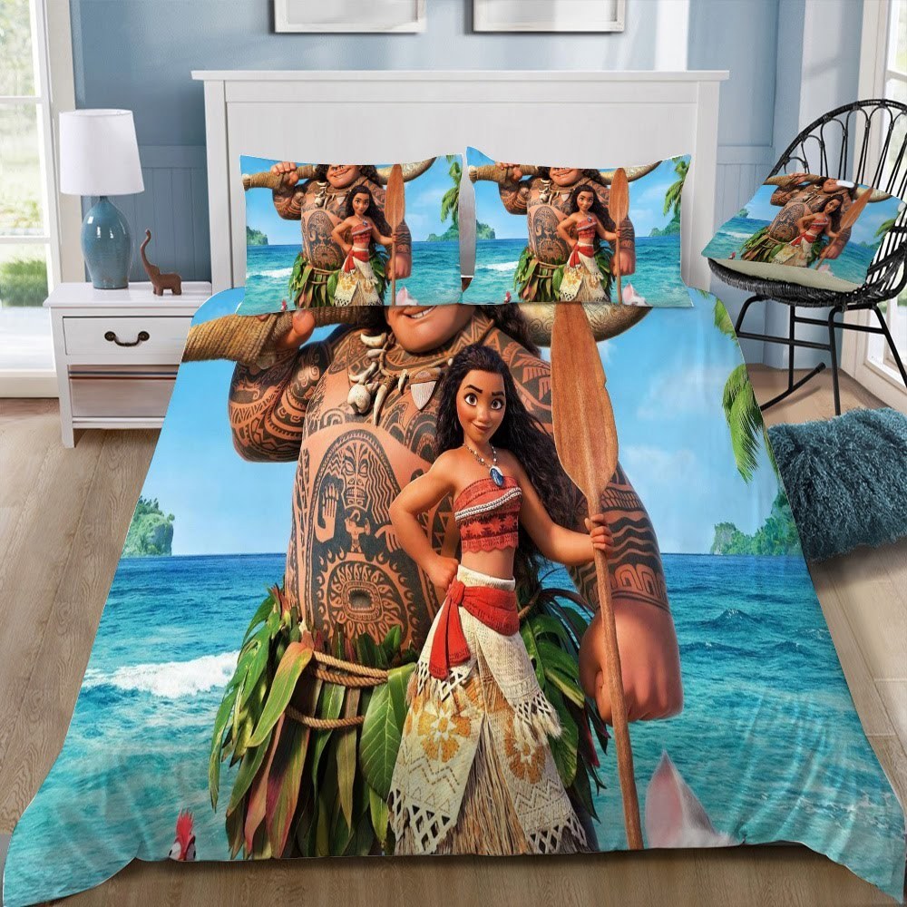 Disney Moana 11 3D Customized Duvet Cover Bedding Set