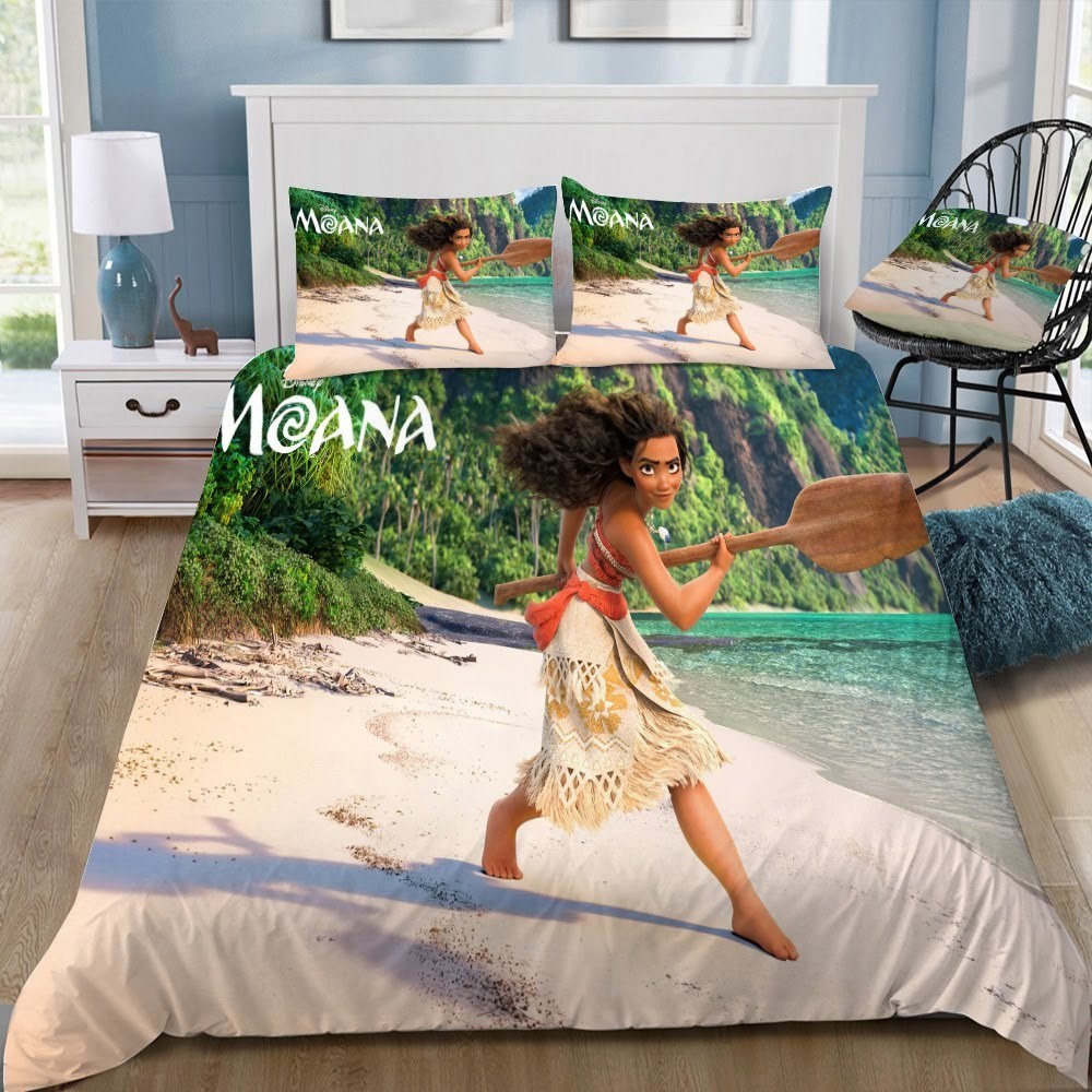 Disney Moana 12 3D Customized Duvet Cover Bedding Set
