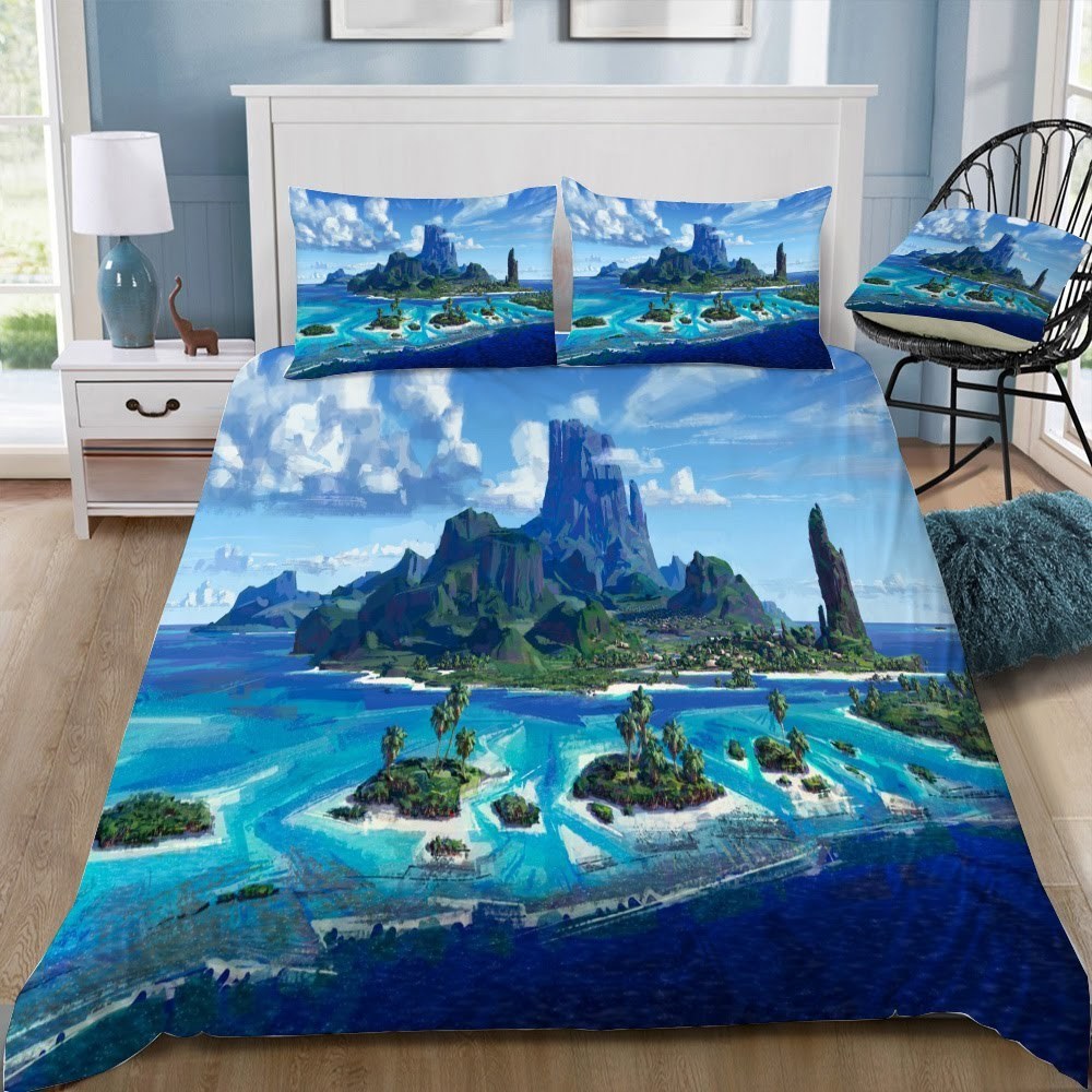 Disney Moana 17 3D Customized Duvet Cover Bedding Set