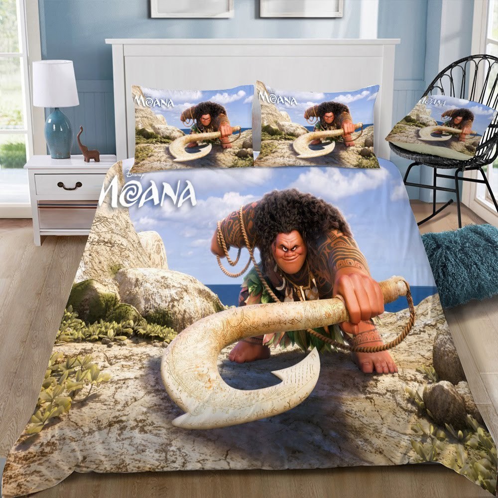 Disney Moana 19 3D Customized Duvet Cover Bedding Set