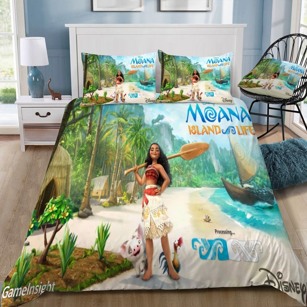 Disney Moana 23 3D Customized Duvet Cover Bedding Set