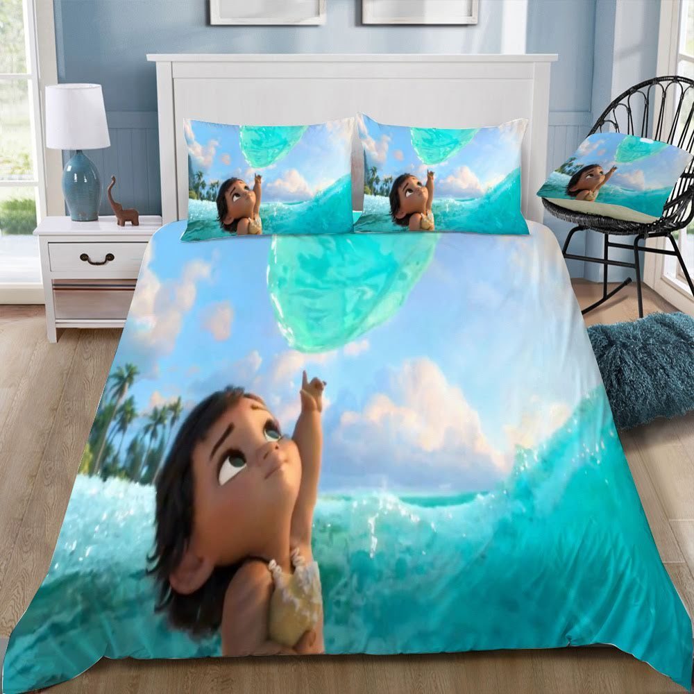 Disney Moana 32 3D Customized Duvet Cover Bedding Set