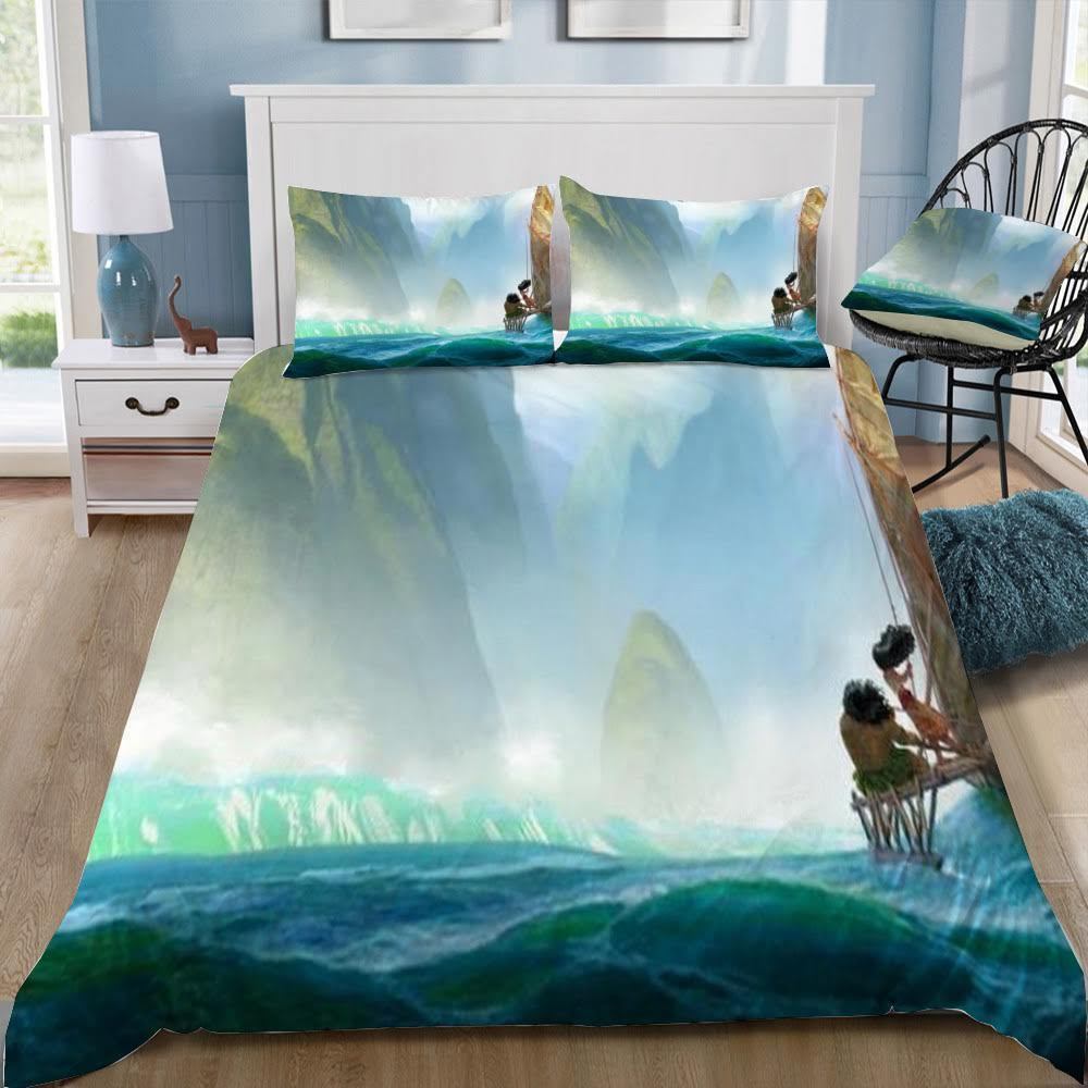 Disney Moana 36 3D Customized Duvet Cover Bedding Set