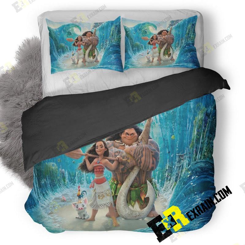 Disney Moana 3D Customized Duvet Cover Bedding Set