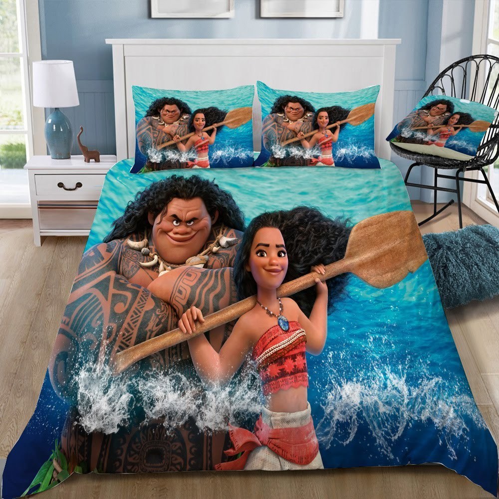 Disney Moana 3D Customized Duvet Cover Bedding Set