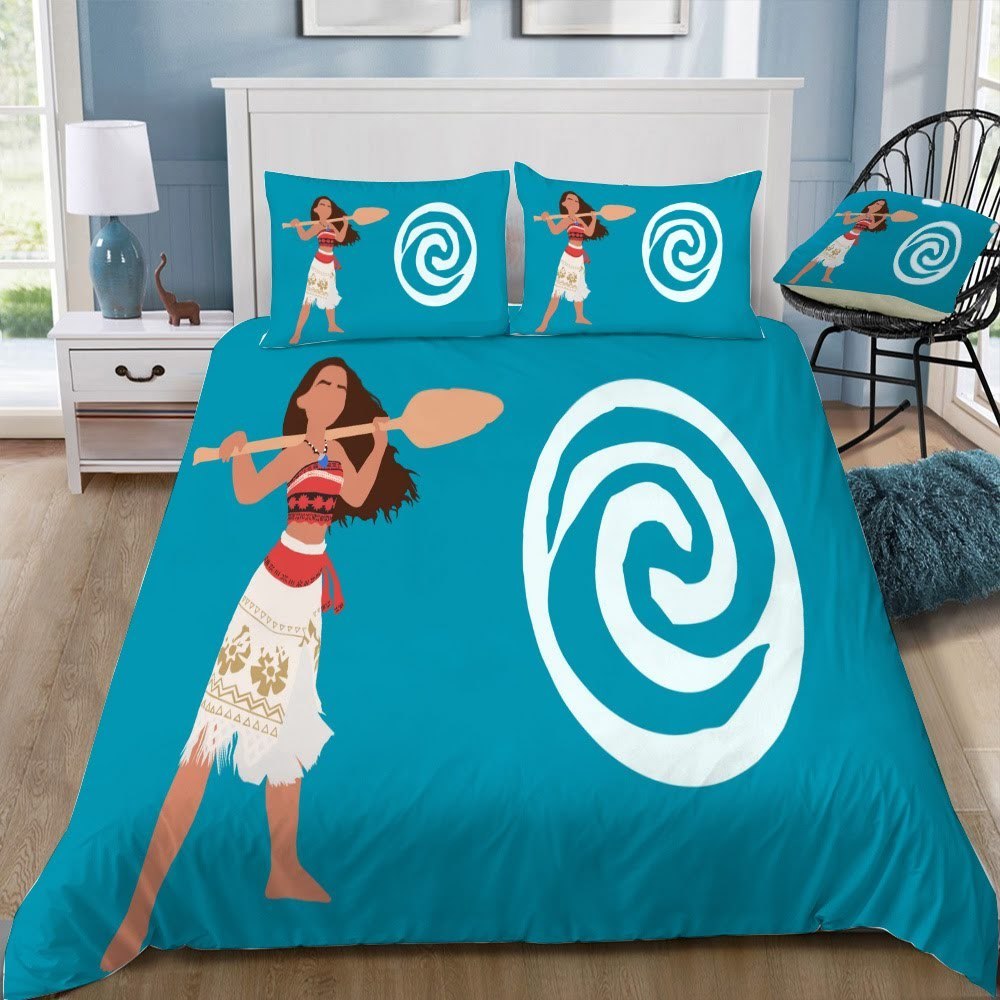 Disney Moana 3D Customized Duvet Cover Bedding Set