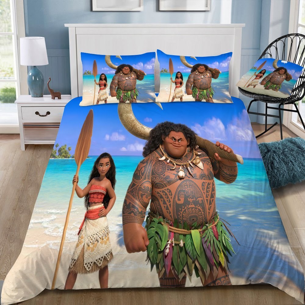 Disney Moana 3D Customized Duvet Cover Bedding Set