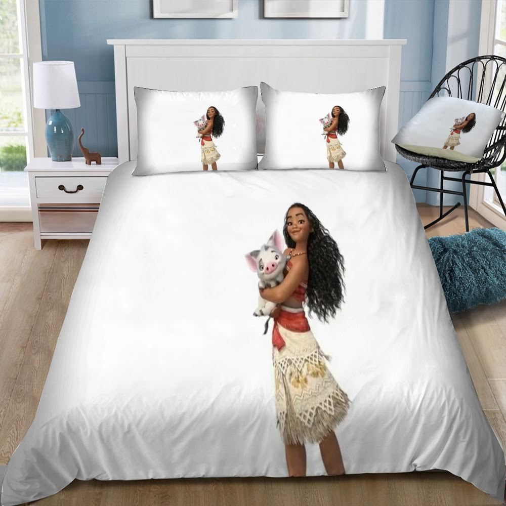 Disney Moana 3D Customized Duvet Cover Bedding Set