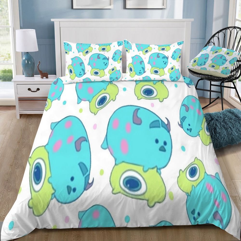 Disney Monsters University 3D Customized Duvet Cover Bedding Set