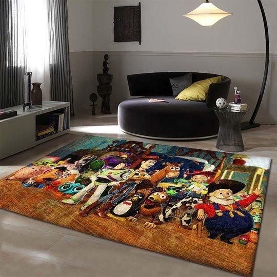 Disney Movie Toy Story Movie Area Rectangle Rug