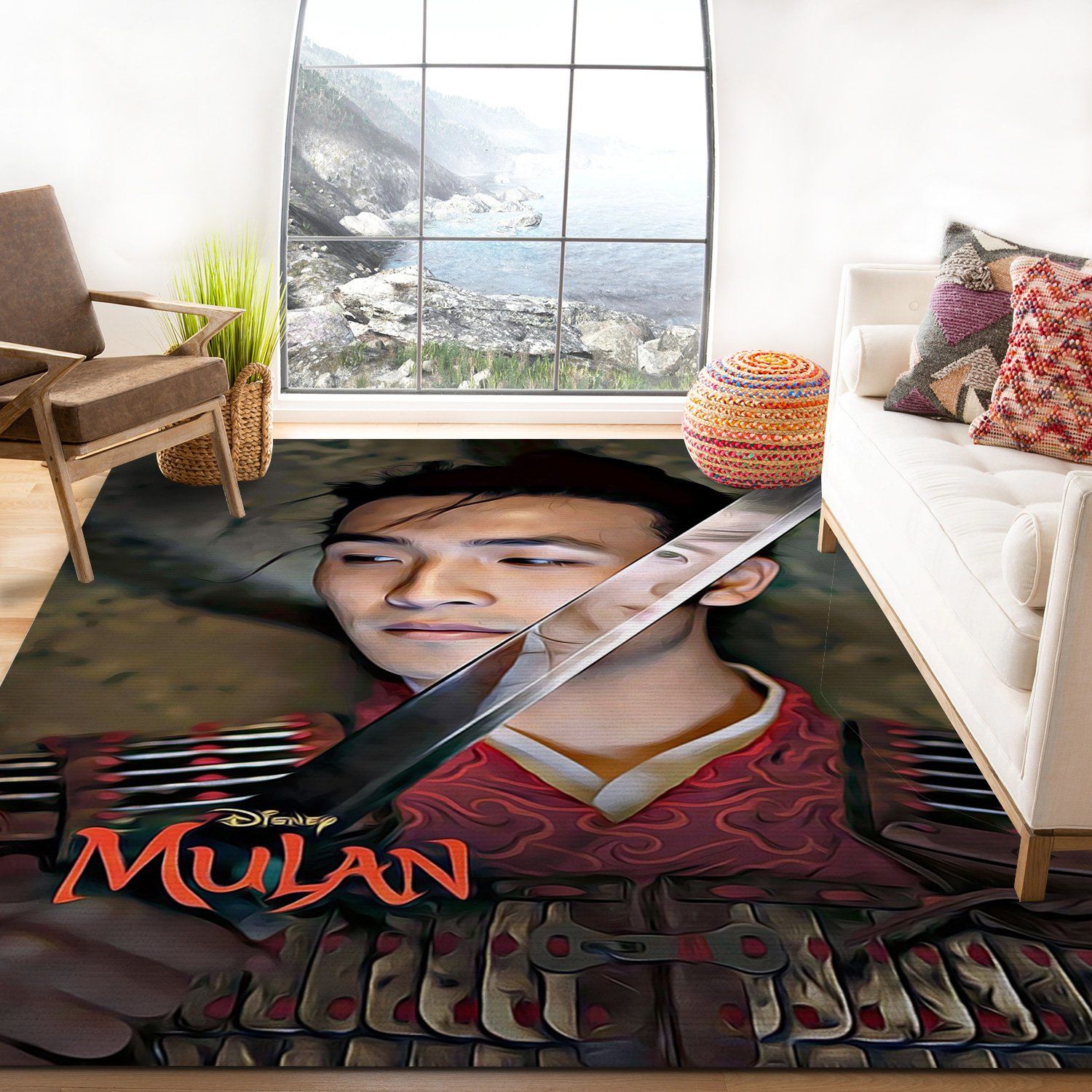 Disney Mulan Rectangle Rug – Custom Size And Printing