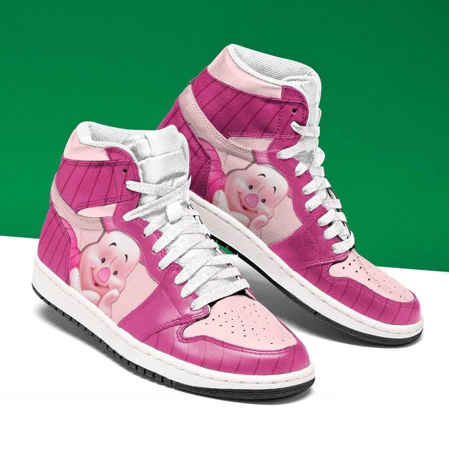 Disney Piglet Winnie the Pooh 3 High Top Air Jordan Sneaker, Air Jordan Hightop