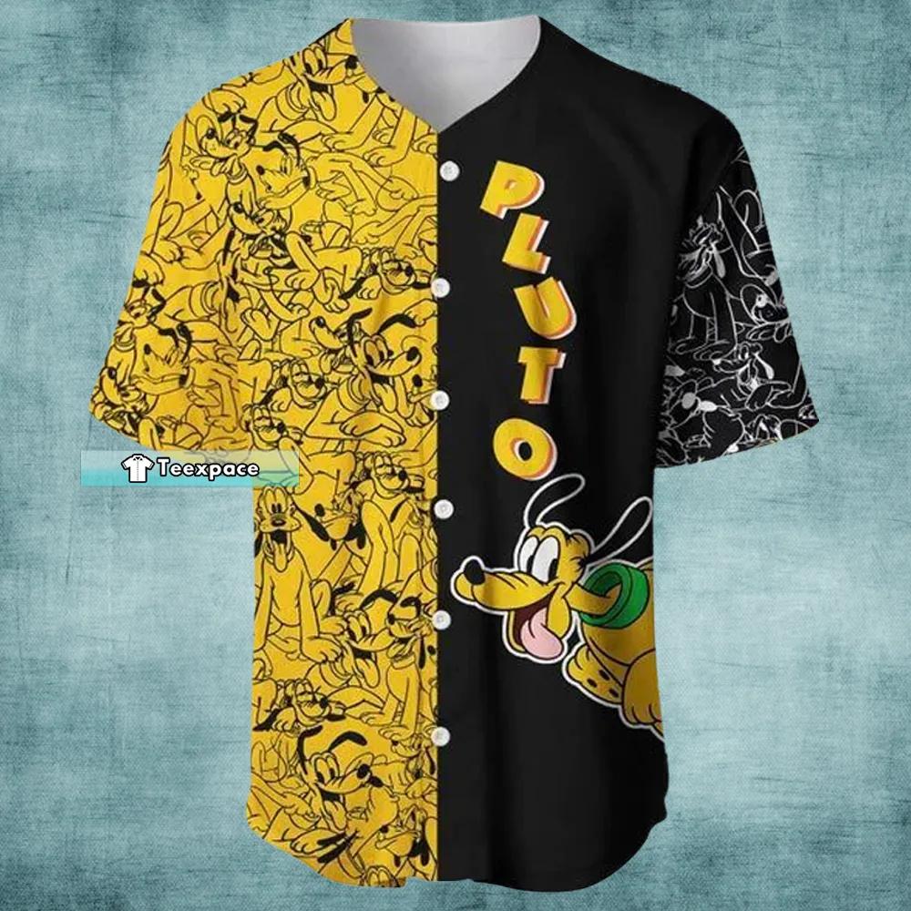 Disney Pluto Baseball Jersey Gift For Baseball Lover Disney Pluto Baseball Jersey Gift For Baseball Lover
