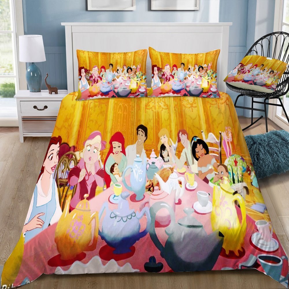 Disney Princess 13 3D Customized Duvet Cover Bedding Set