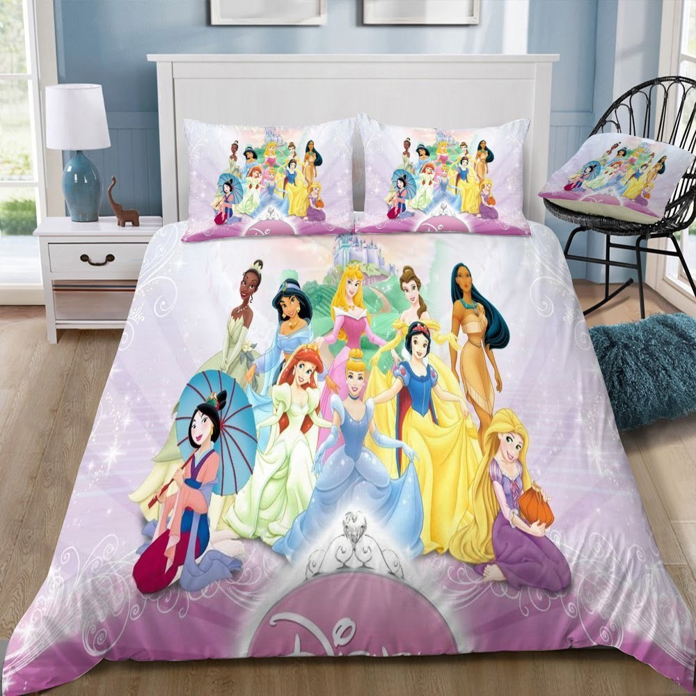Disney Princess 29 3D Customized Duvet Cover Bedding Set
