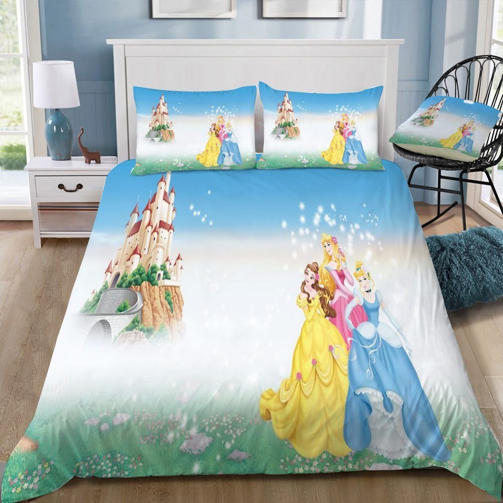 Disney Princess 33 3D Customized Duvet Cover Bedding Set