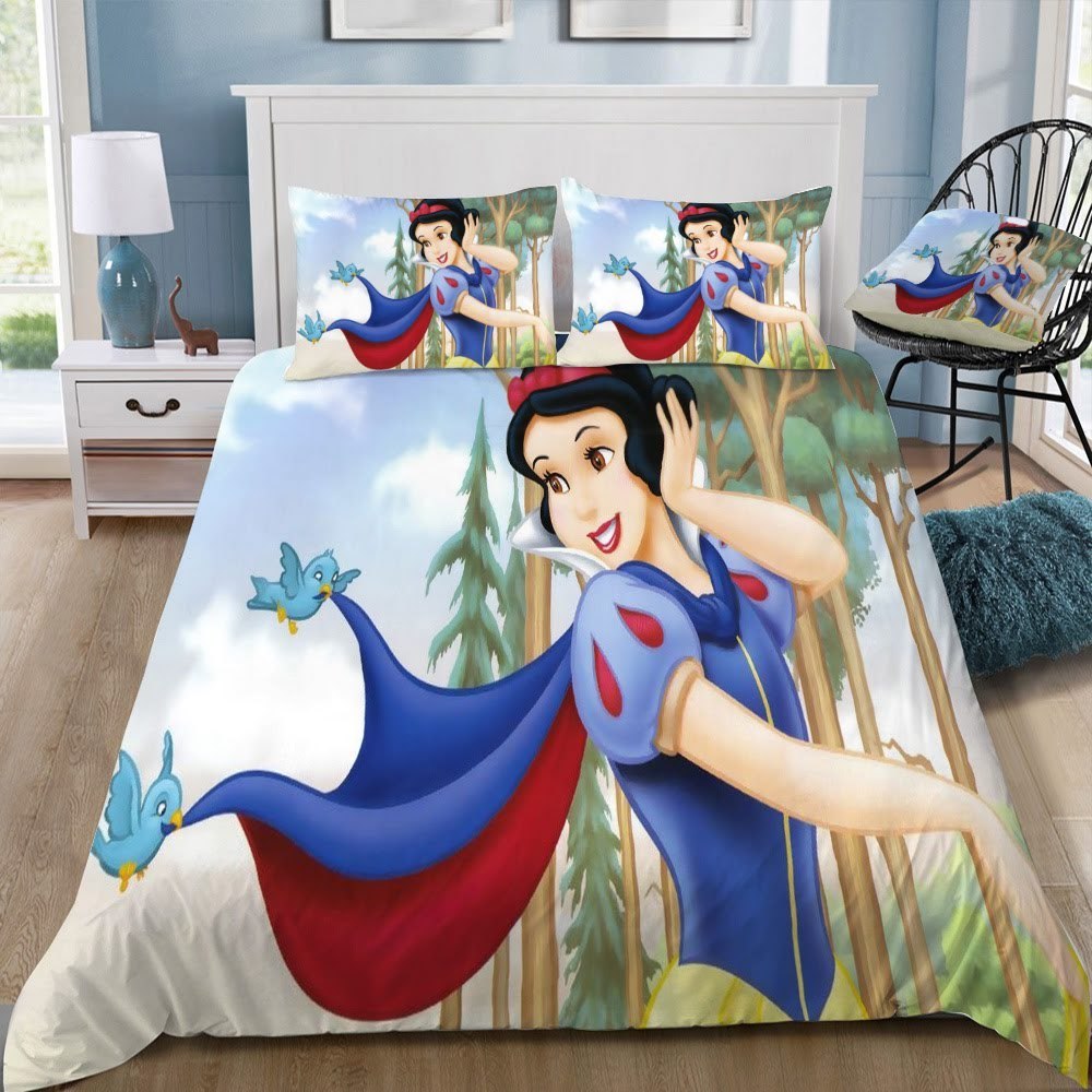 Disney Snow White 29 3D Customized Duvet Cover Bedding Set