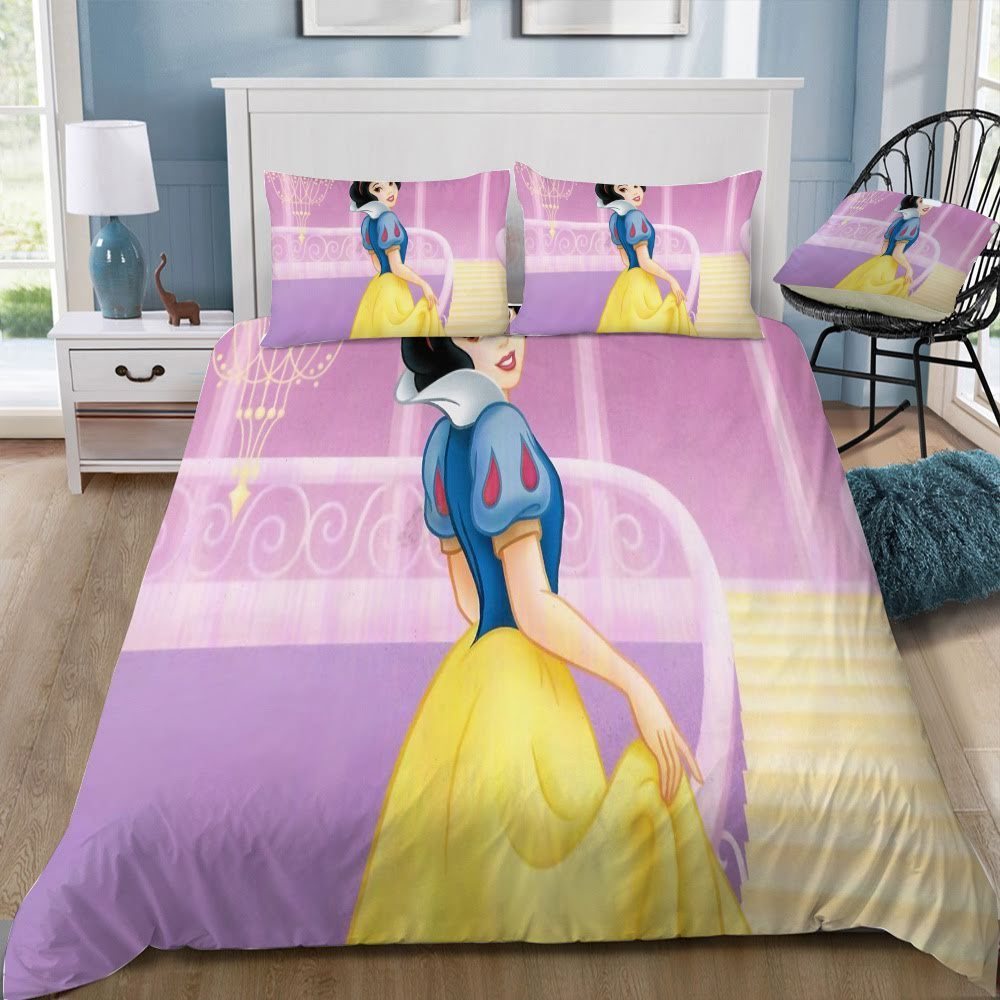 Disney Snow White 32 3D Customized Duvet Cover Bedding Set