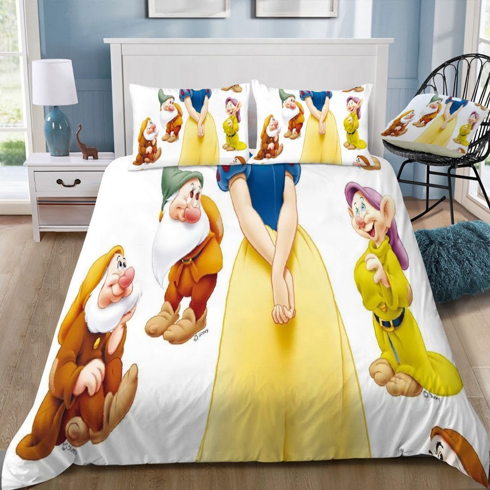 Disney Snow White 33 3D Customized Duvet Cover Bedding Set