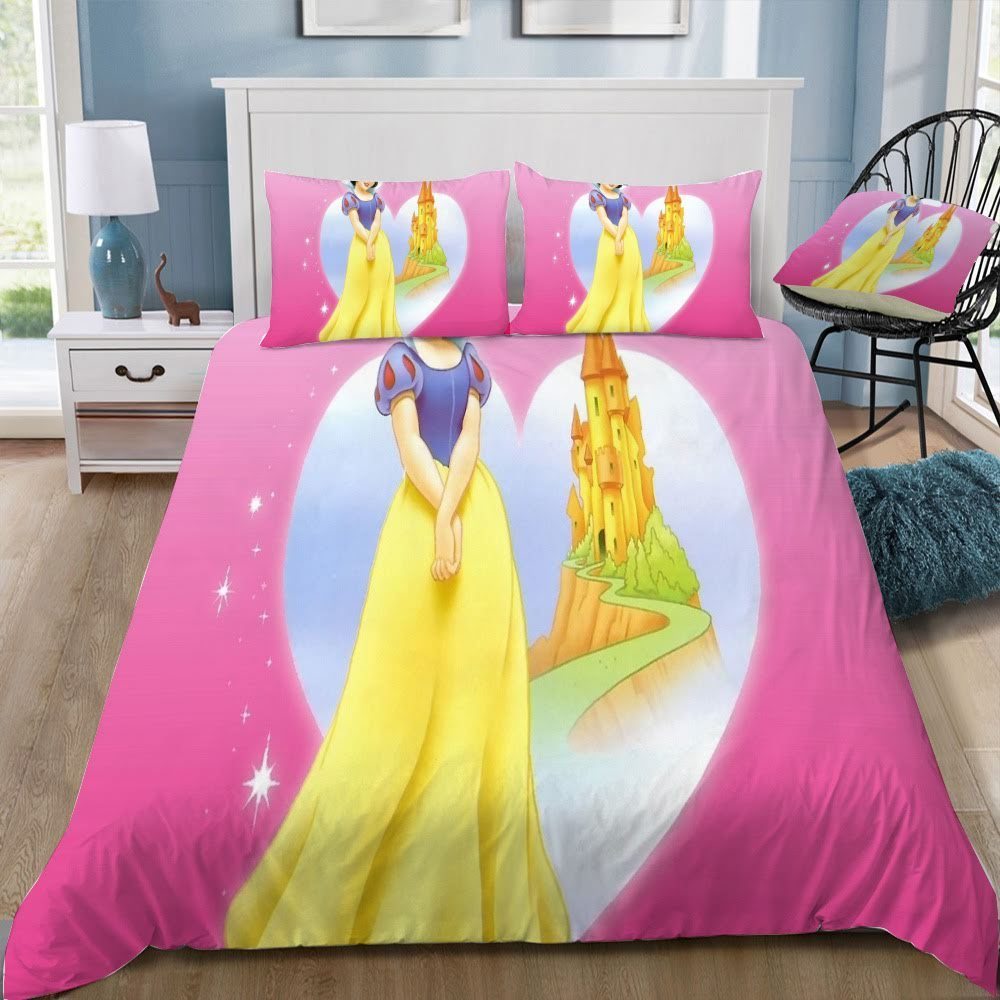 Disney Snow White 3D Customized Duvet Cover Bedding Set