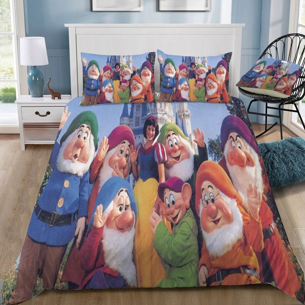 Disney Snow White 3D Customized Duvet Cover Bedding Set