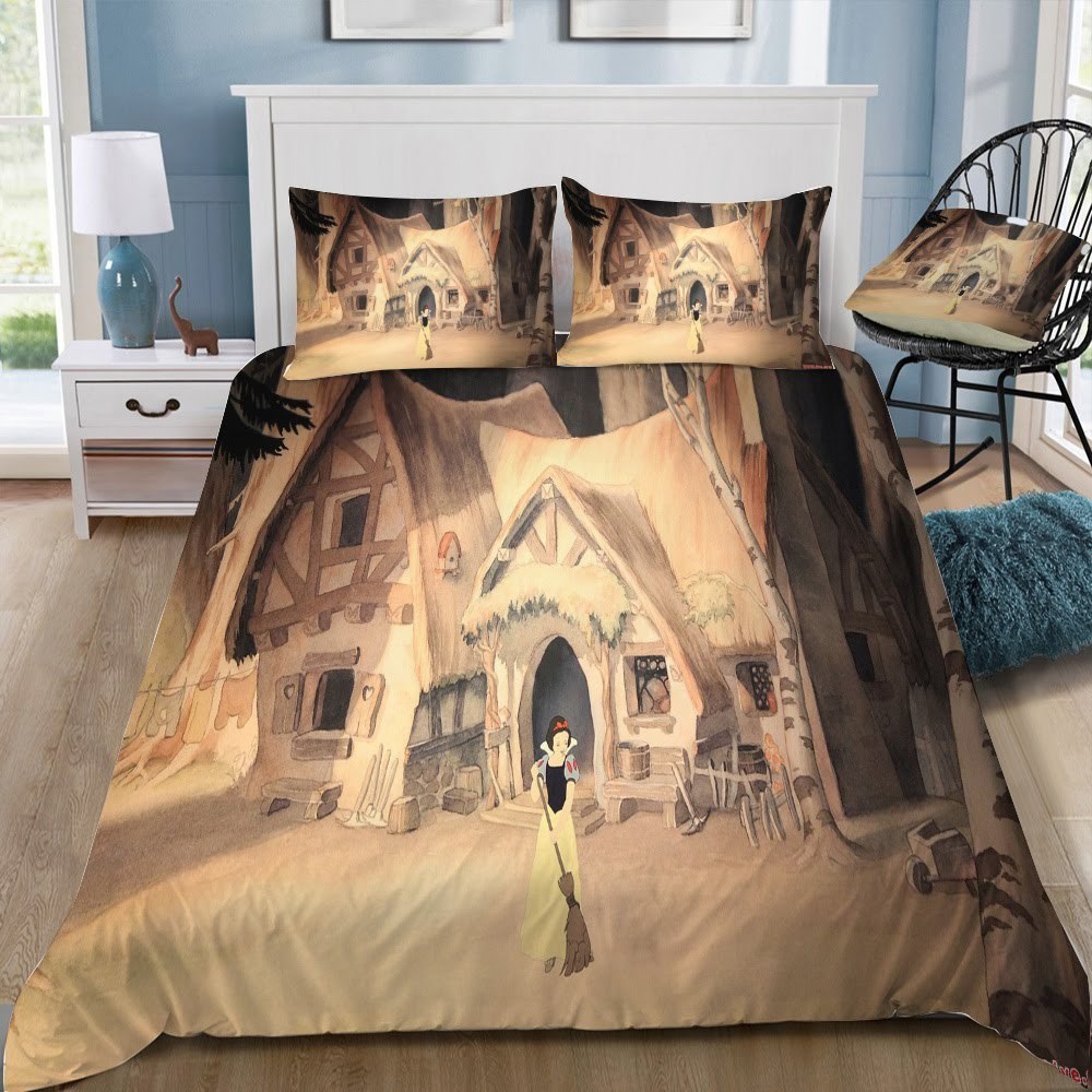 Disney Snow White 51 3D Customized Duvet Cover Bedding Set