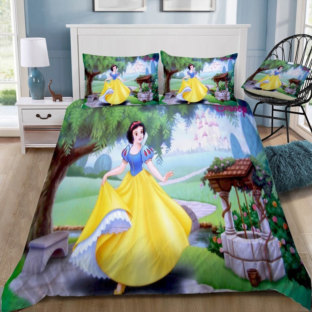 Disney Snow White 52 3D Customized Duvet Cover Bedding Set