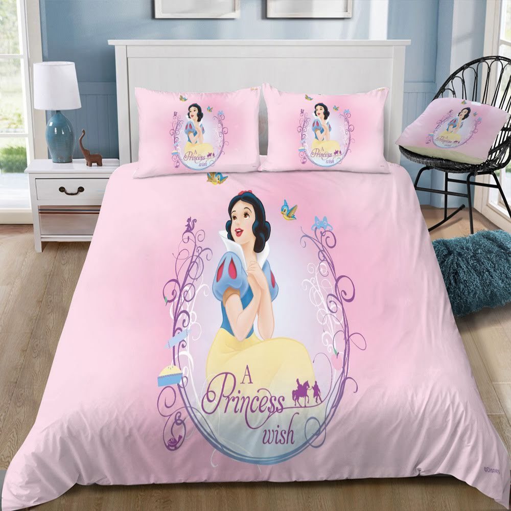 Disney Snow White 53 3D Customized Duvet Cover Bedding Set