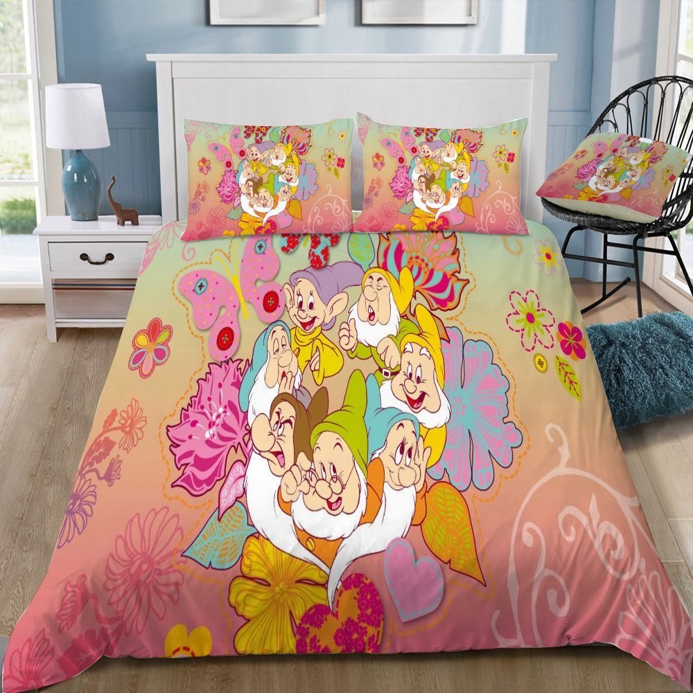 Disney Snow White 56 3D Customized Duvet Cover Bedding Set