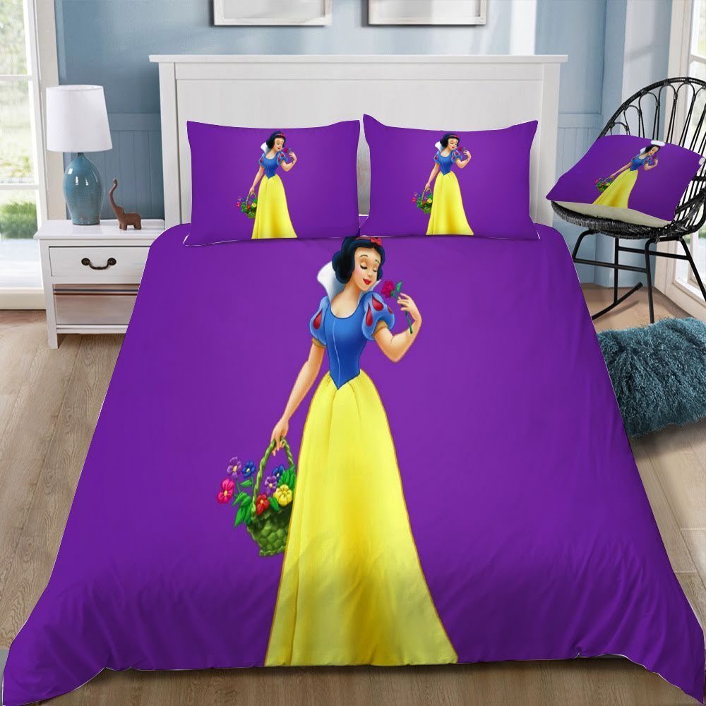 Disney Snow White 57 3D Customized Duvet Cover Bedding Set