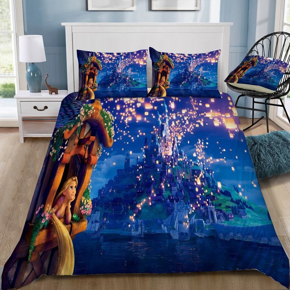 Disney Tangled 3D Customized Duvet Cover Bedding Set
