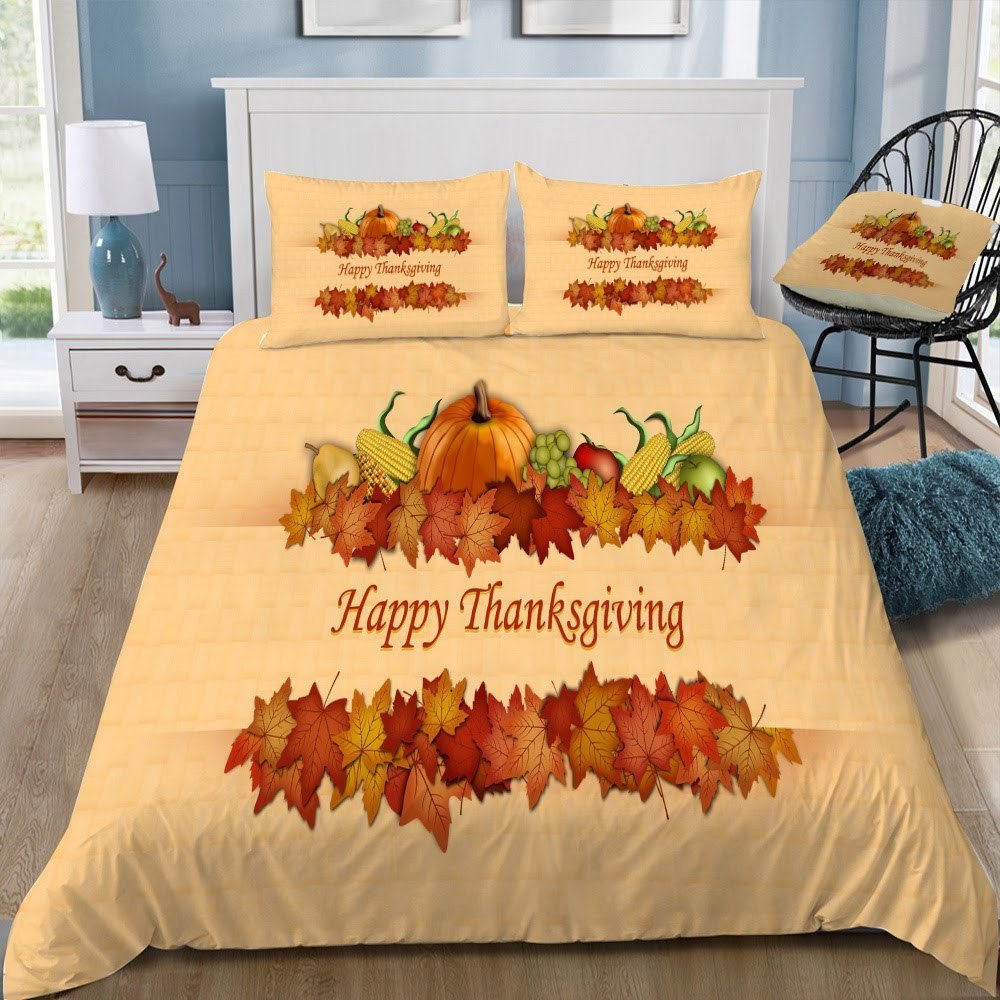Disney Thanksgiving 12 3D Customized Duvet Cover Bedding Set