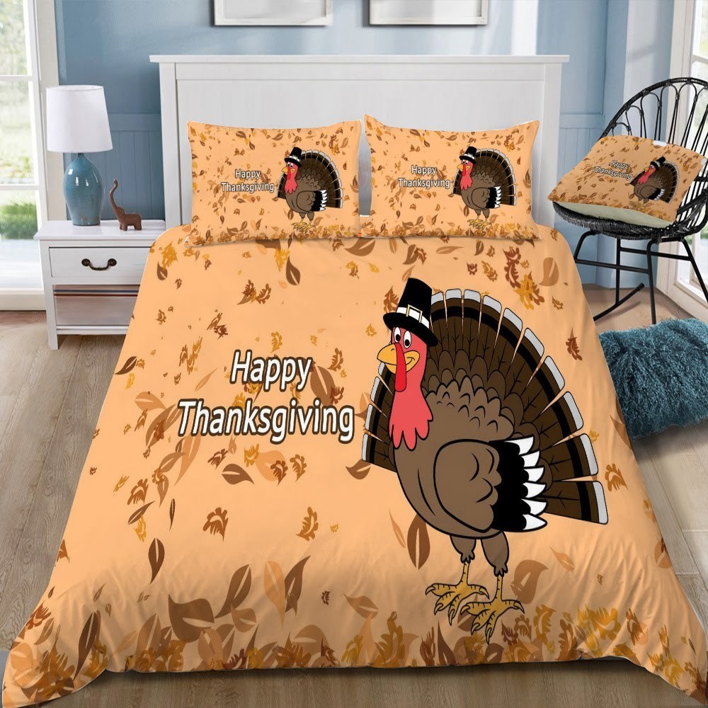 Disney Thanksgiving 3D Customized Duvet Cover Bedding Set