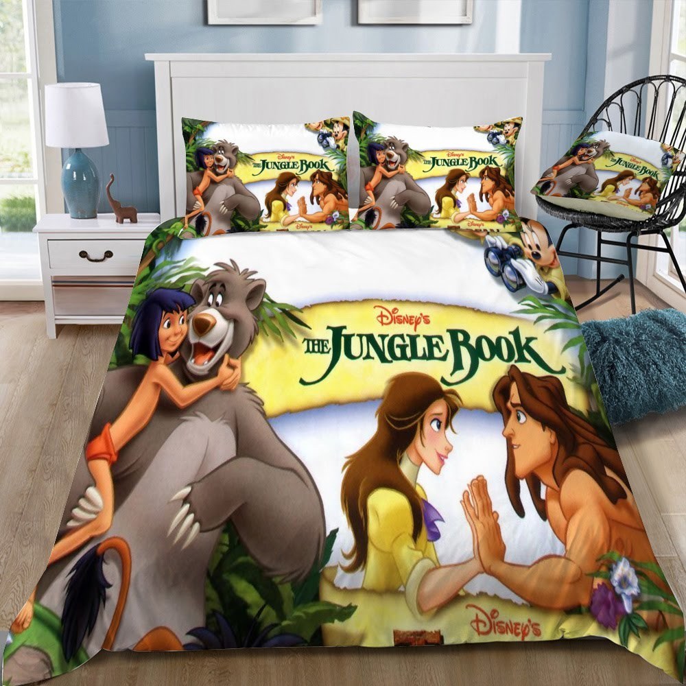 Disney The Jungle Book 3D Customized Duvet Cover Bedding Set