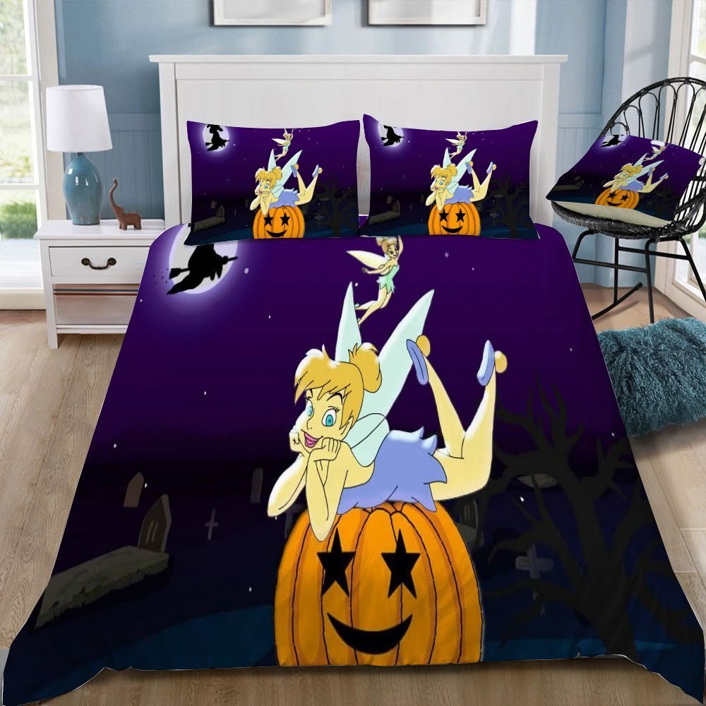 Disney Tinker Bell 3D Customized Duvet Cover Bedding Set