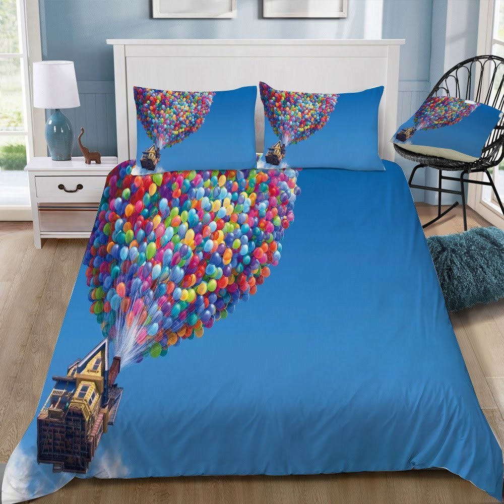 Disney Up 3D Customized Duvet Cover Bedding Set