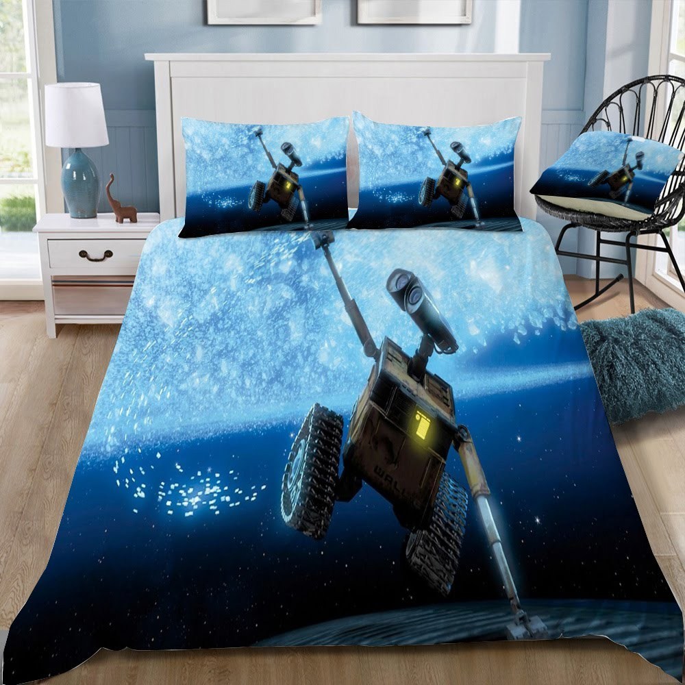 Disney Wall E 3D Customized Duvet Cover Bedding Set