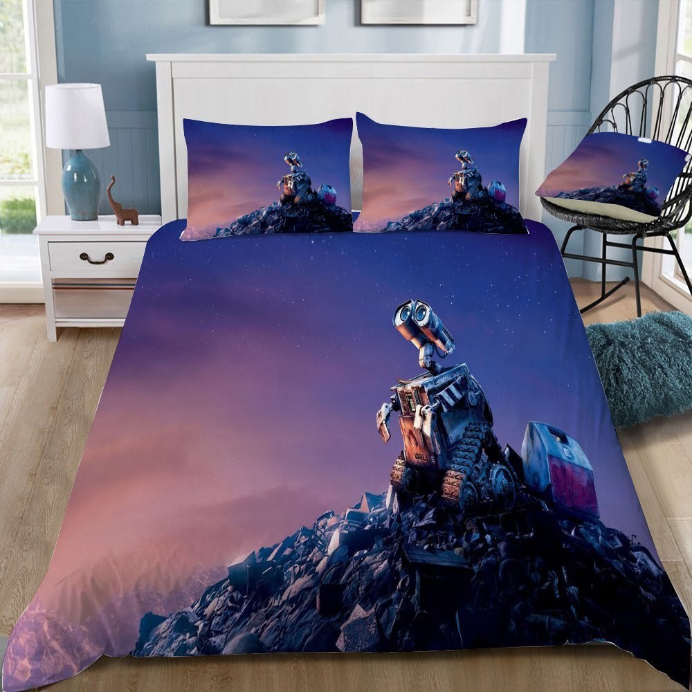 Disney Wall E 3D Customized Duvet Cover Bedding Set