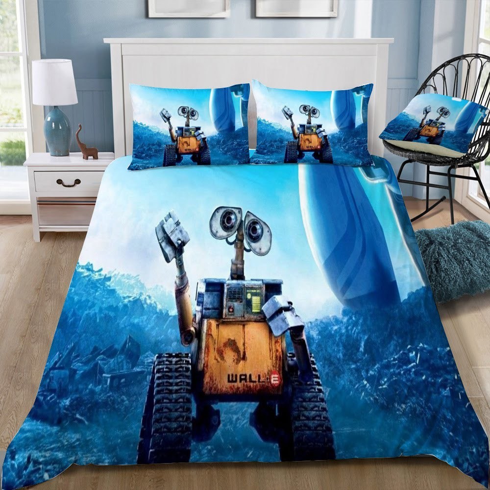 Disney Wall E 3D Customized Duvet Cover Bedding Set