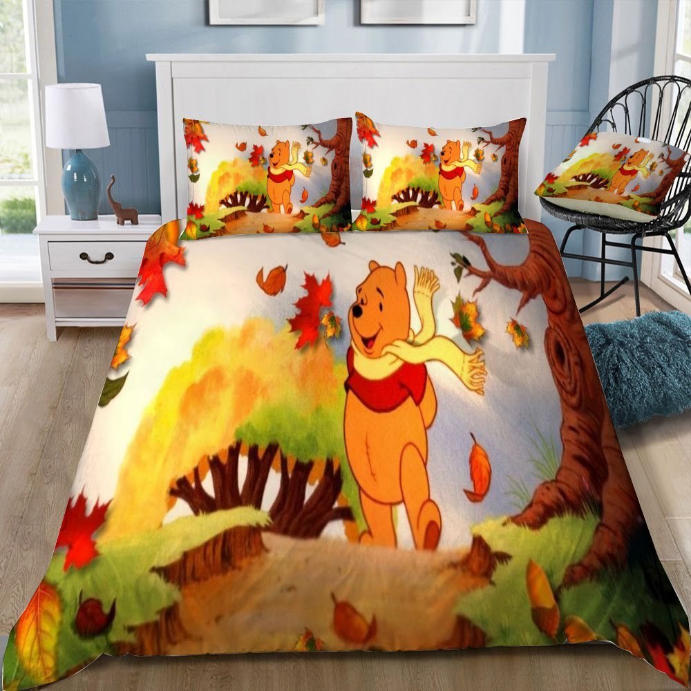 Disney Winnie The Pooh 21 3D Customized Duvet Cover Bedding Set