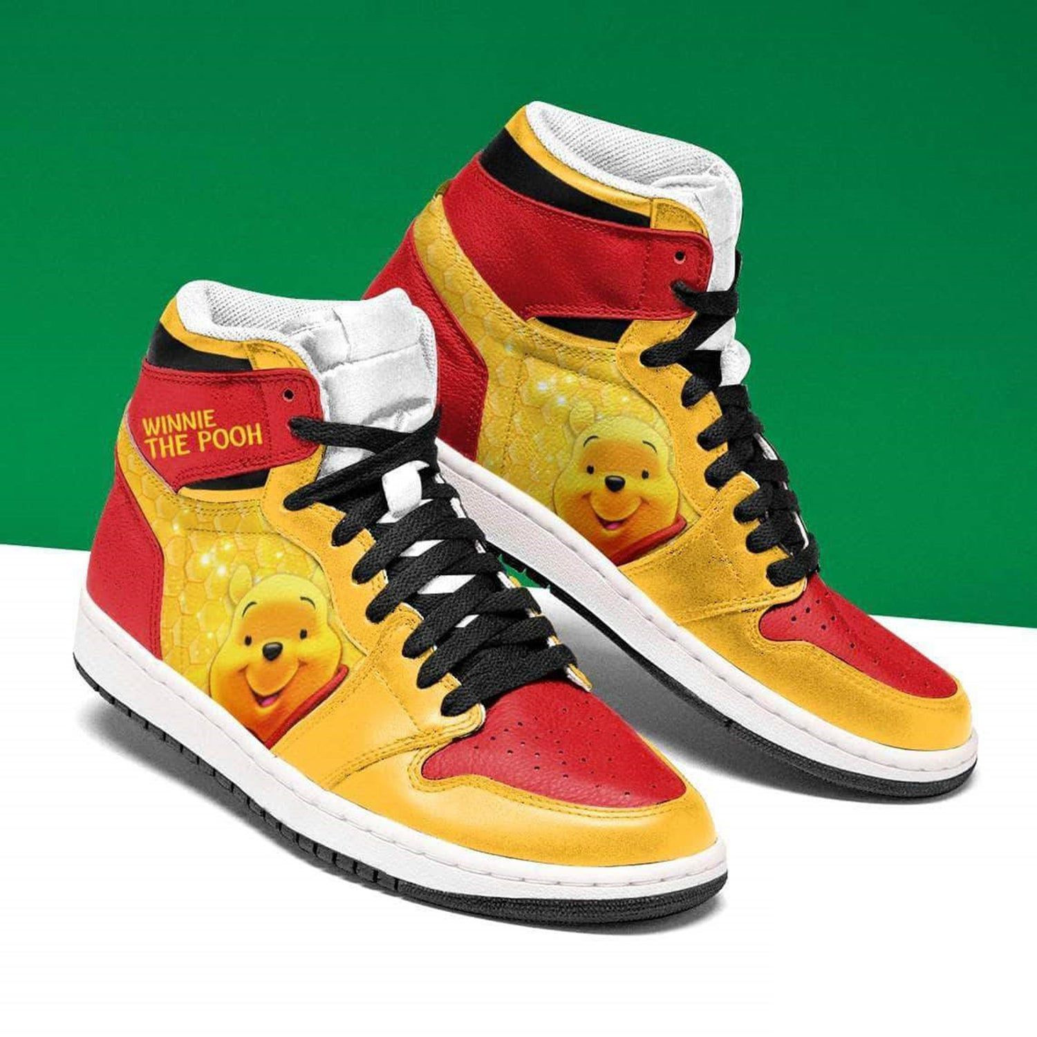 Disney Winnie the Pooh High Top Air Jordan Sneaker, Air Jordan Hightop