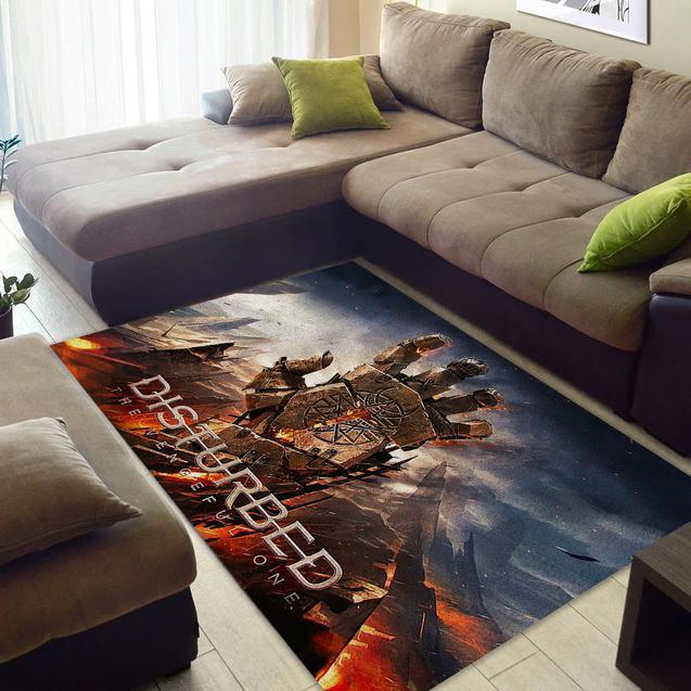 Disturbed The Vengeful One Area Rectangle Rug