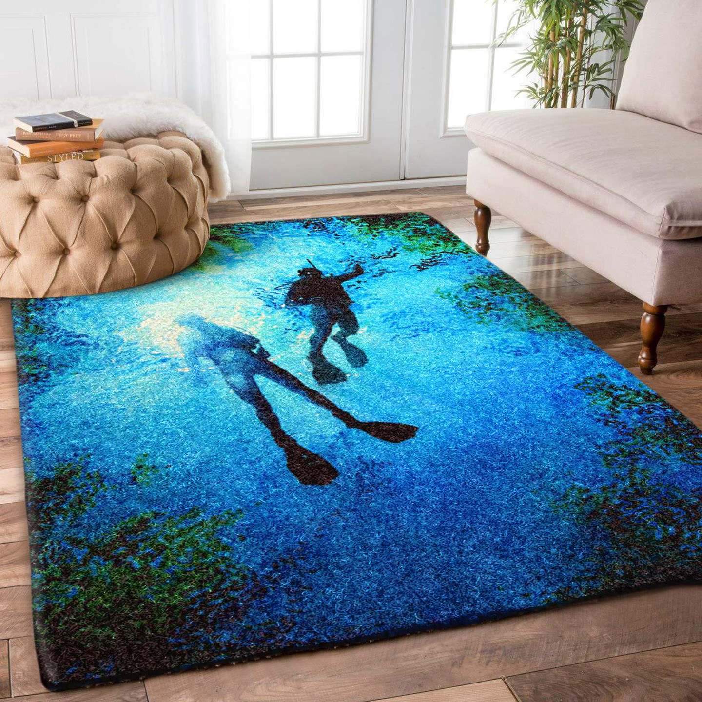Diving Limited Edition Rectangle Rug