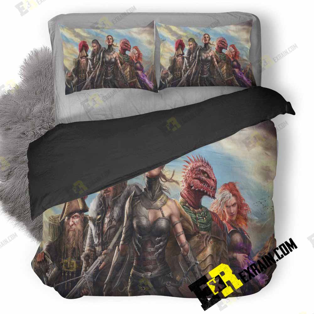 Divinity Original Sin Characters Td 3D Customized Duvet Cover Bedding Set