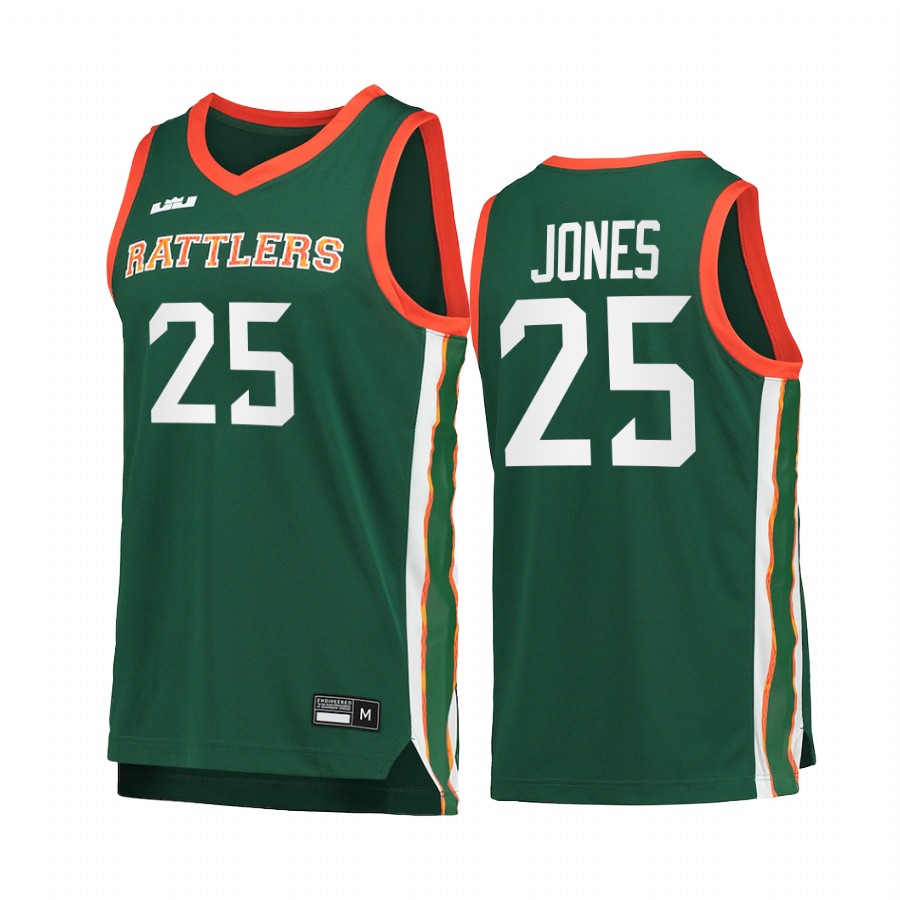DJ Jones FAMU Rattlers Green Jersey 2022 King James College