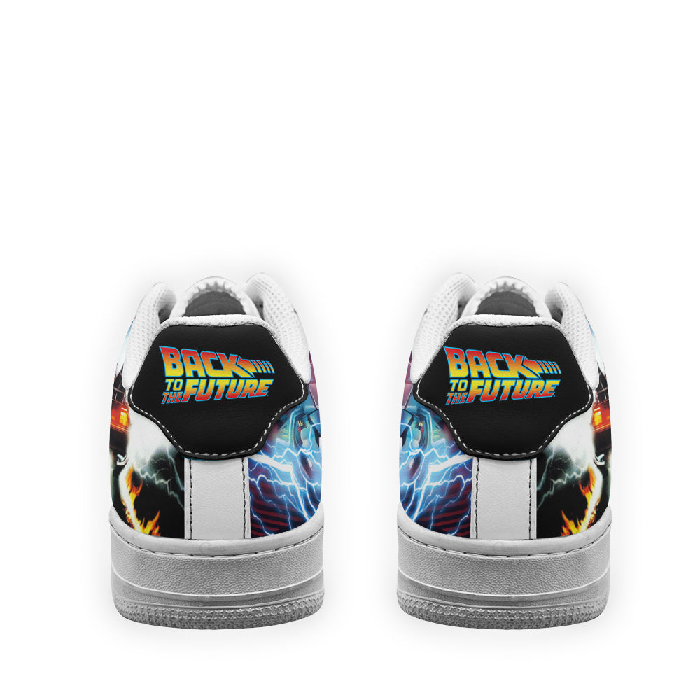 DMC-12 Delorean Back To The Future Custom Air Sneakers