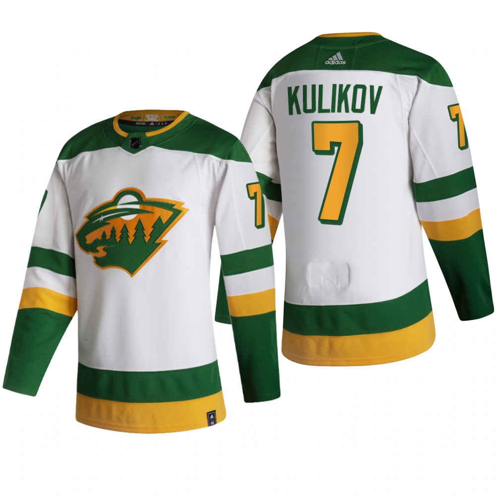 Dmitry Kulikov #7 Wild Reverse Retro White Jersey