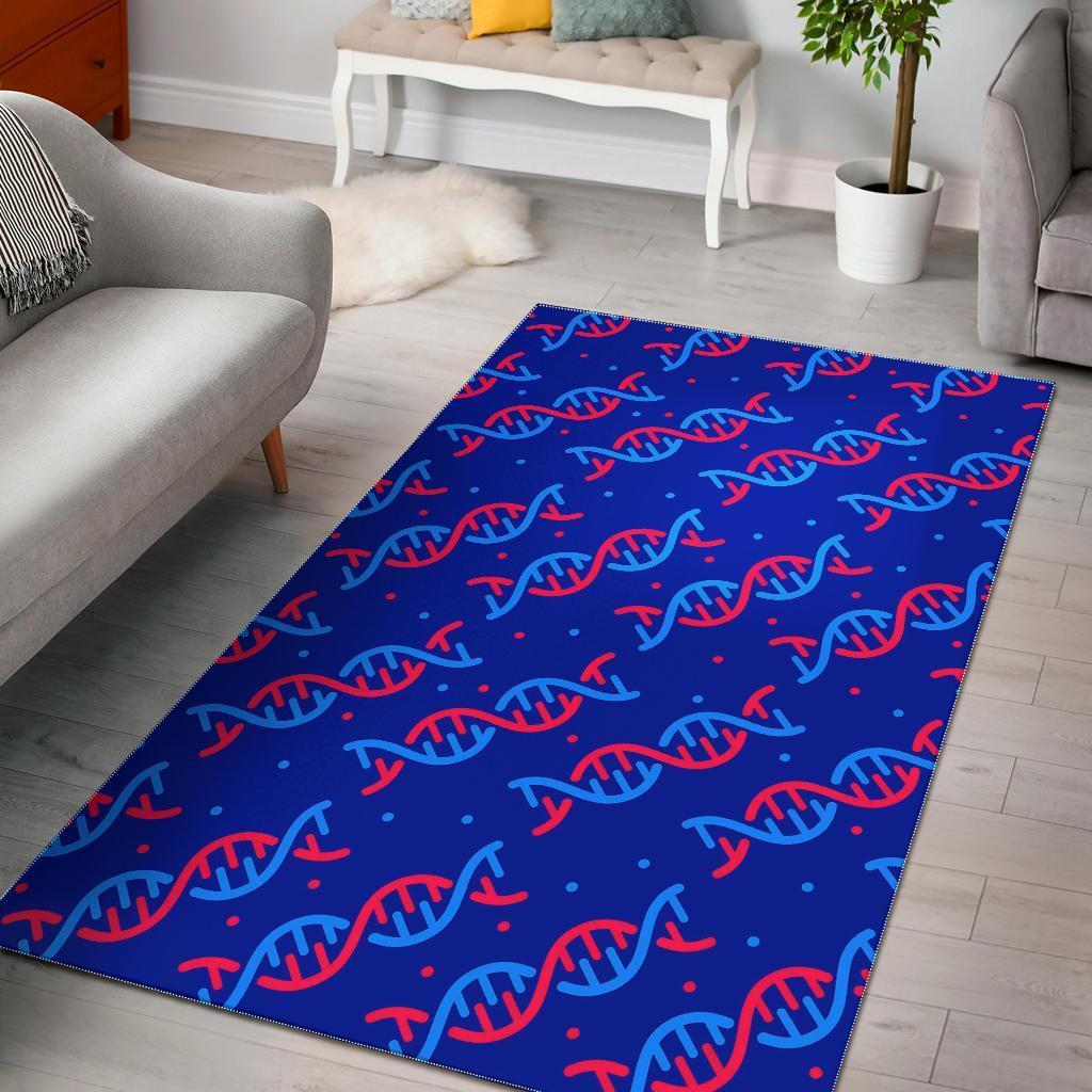 Dna Pattern Print Area Limited Edition Rectangle Rug