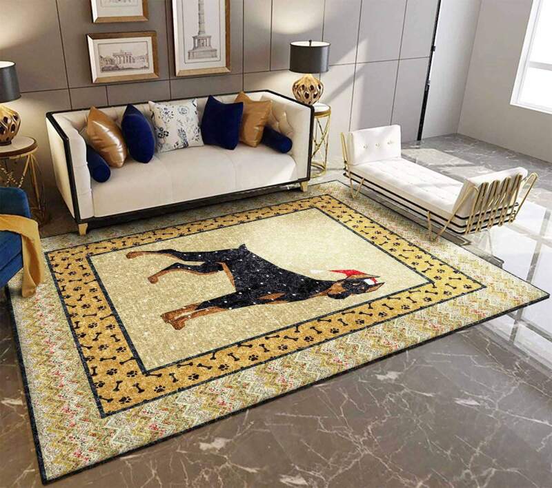 Doberman Pinscher Limited Edition Rectangle Rug