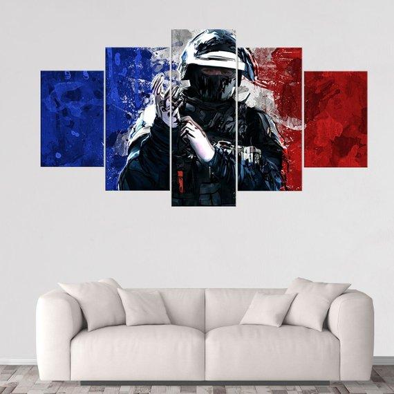 Doc Rainbow Six Siege – Gaming Canvas Art Wall Decor